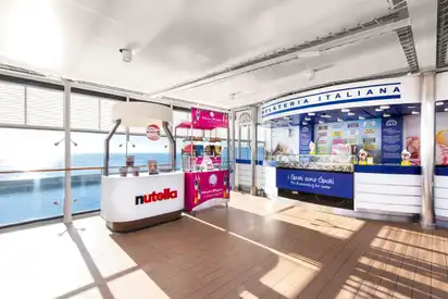 Eisdiele "Gelateria Italiana" auf Ihrer MSC Lirica