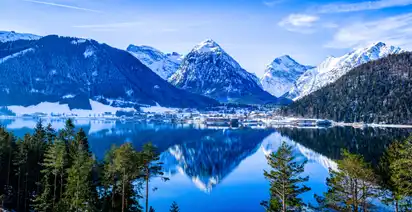 Winterpanorama am Achensee