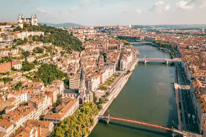 Luftansicht Lyon