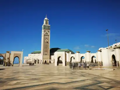 Hassan II Moschee in Casablanca, Marokko