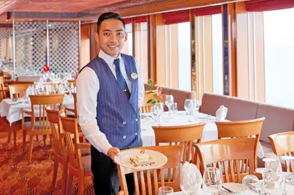 Ihre Schiff die MS Hamburg - Restaurant