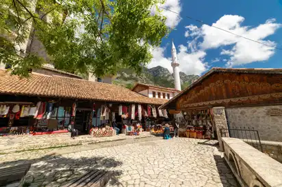 alter Basar in Kruja