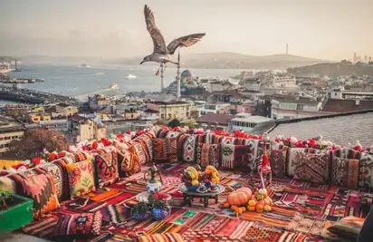 Panoramablick auf Istanbul