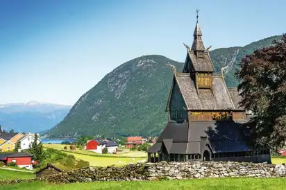 Stabkirche Hopperstad in Norwegen