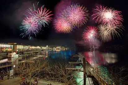 Feuerwerk in Ascona