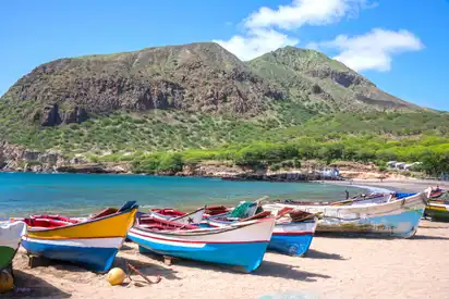 Strand von Tarrafal auf Santiago, Kap Verde