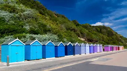 Bournemouth Beach Strandhütten