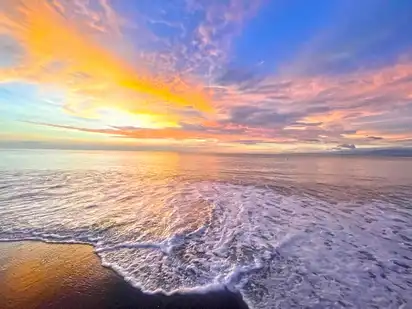 Sonnenuntergang am Meer