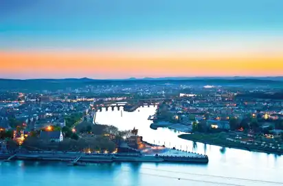 Deutsches Eck in Koblenz