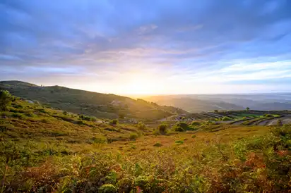 Sonnenuntergang im Portugiesischen Hinterland