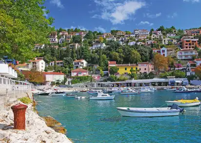 Urlaubs-und Badeort Rabac in Istrien an der Adria