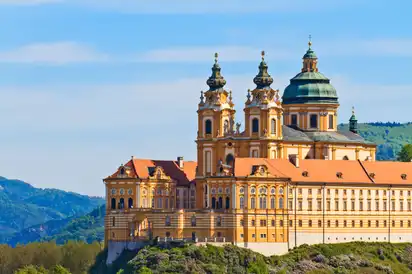 Melk - Berühmte Barock-Abtei (Stift Melk),Österreich