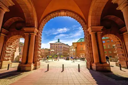 Königspalastbögen, Stockholm