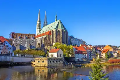 Blick auf Görlitz in Sachsen, Deutschland