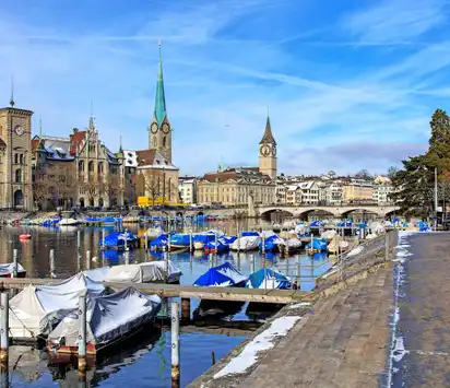 Zürich im Winter