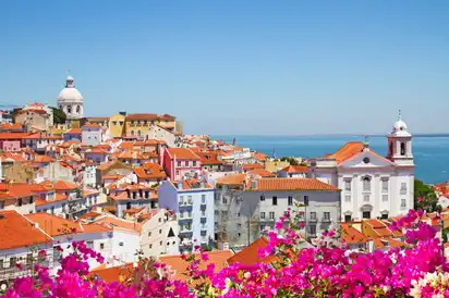 Ansicht von Alfama, Lissabon, Portugal