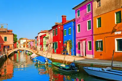 Burano in Venetien, Italien
