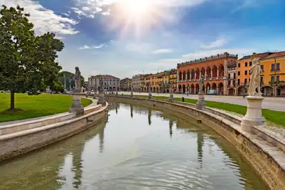 Piazza Prato della Valle in Padua, Italien