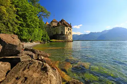 Schweiz - Genfer See - Wasserschloss Chillon