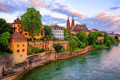 Basel in der Schweiz
