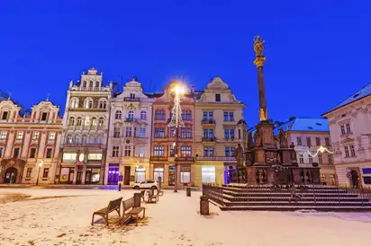 Platz der Republik in Pilsen