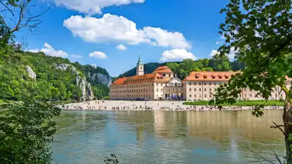 Donaudurchbruch bei Kloster Weltenburg