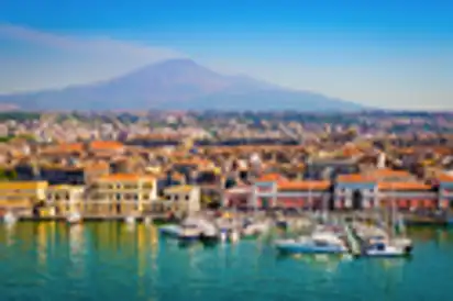 Catania auf Sizilien, Italien