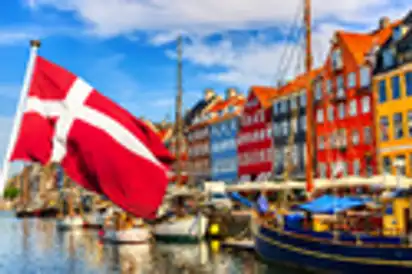 Nyhavn in Kopenhagen, Dänemark 