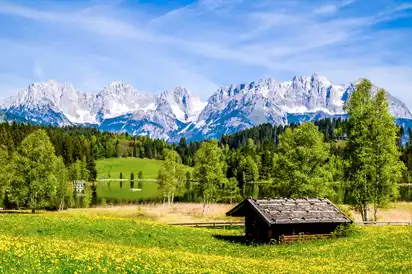 Panorama des Wilden Kaisers in Tirol