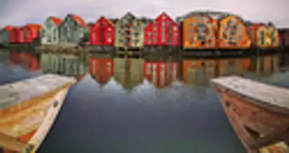 Trondheim in Norwegen.