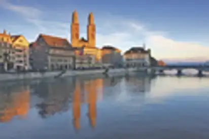 Das Großmünster in Abendlicher Stimmung