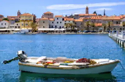 Hafen von Rab
