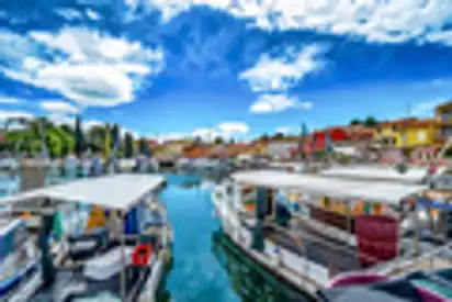 Hafen Novigrad, Istrien in Kroatien