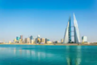 Skyline von Manama, Bahrain