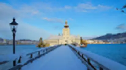 Gmunden im Winter