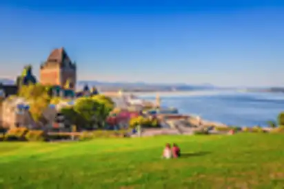 Chateau Frontenac in Québec, USA
