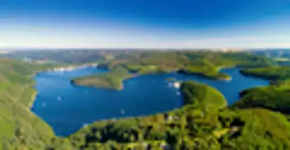 Rursee im Nationalpark Eifel