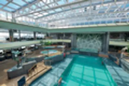 Bamboo Pool auf der MSC Euribia