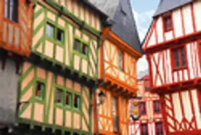 Mittelalterliches Vannes in der Bretagne