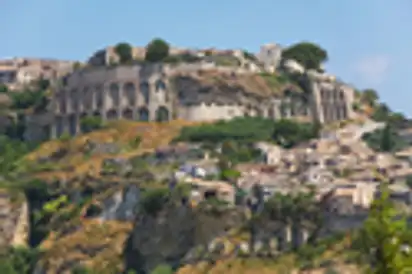 Gerace,eine mittelalterliche Stadt in der Provinz Reggio Calabria