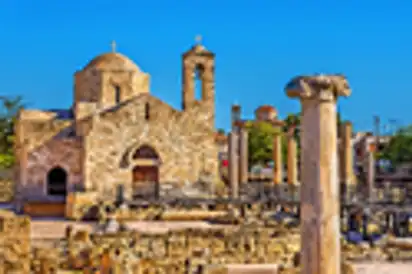 Panagia Chrysopolitissa Basilika in Paphos - Zypern