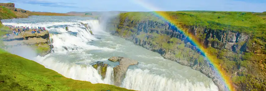 Gullfoss - Wasserfall Island
