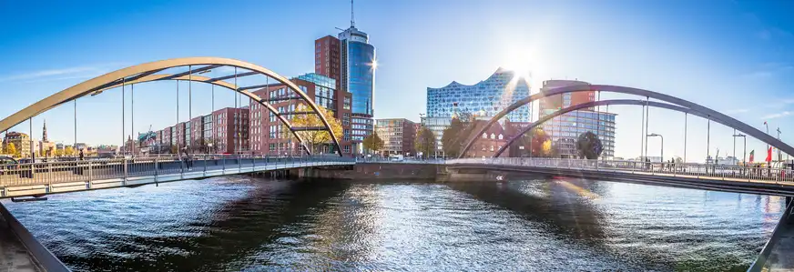 Speicherstadt von Hamburg, Deutschland