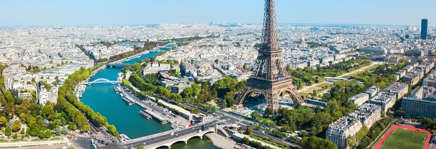 Luftaufnahme von Paris