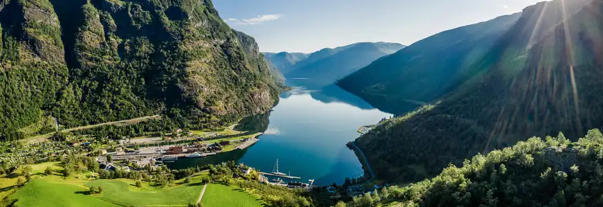 Flåm im Aurlandsfjord