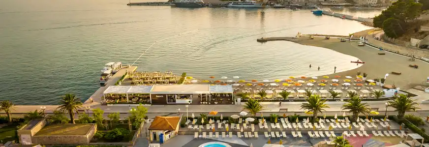 Valamar Padova Hotelanlage mit Blick von Oben