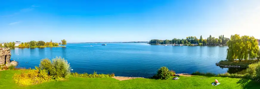Schweriner See in Schwerin, Deutschland 