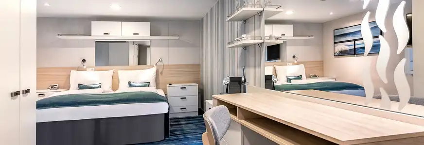 Kabinenbeispiel: Innenkabine auf Ihrer Mein Schiff 1/2