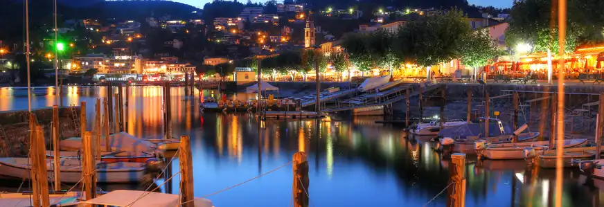 Lago Maggiore am Abend