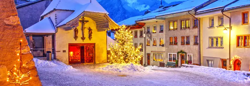 Gruyeres im Winter